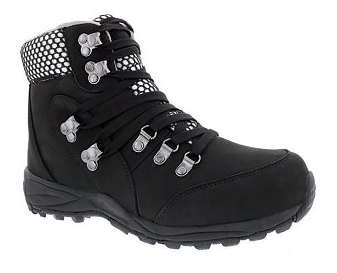 Drew Shoes Iceberg 10189 - Women's 4 Comfort Therapeutic Diabetic Hiking Boot - Extra Depth For Orthotics