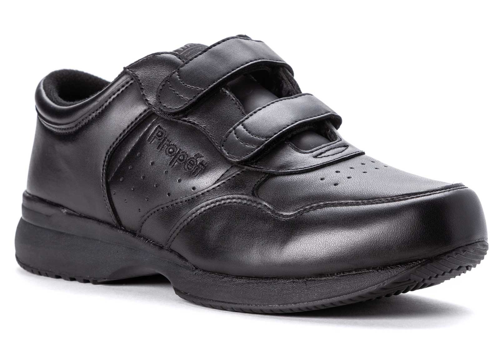 Propet Life Walker Strap Men's Walking Shoe White 10.5 D ( Med) Leather ...