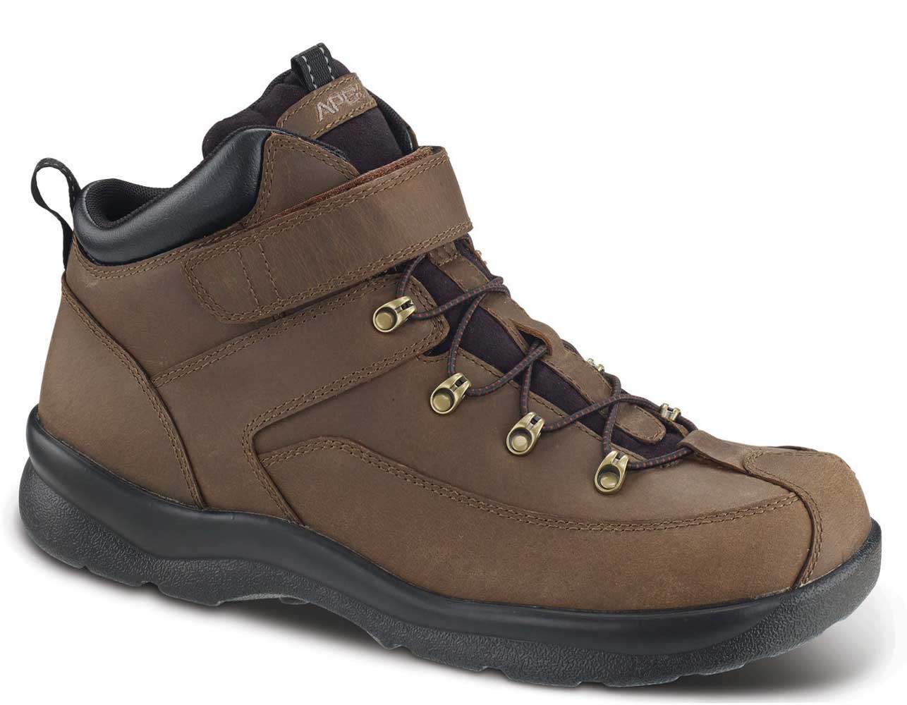 Apex Shoes A4100M Ariya Men's 2 Hiking Boot -  Orthopedic Diabetic Shoe - Extra Wide - Extra Depth