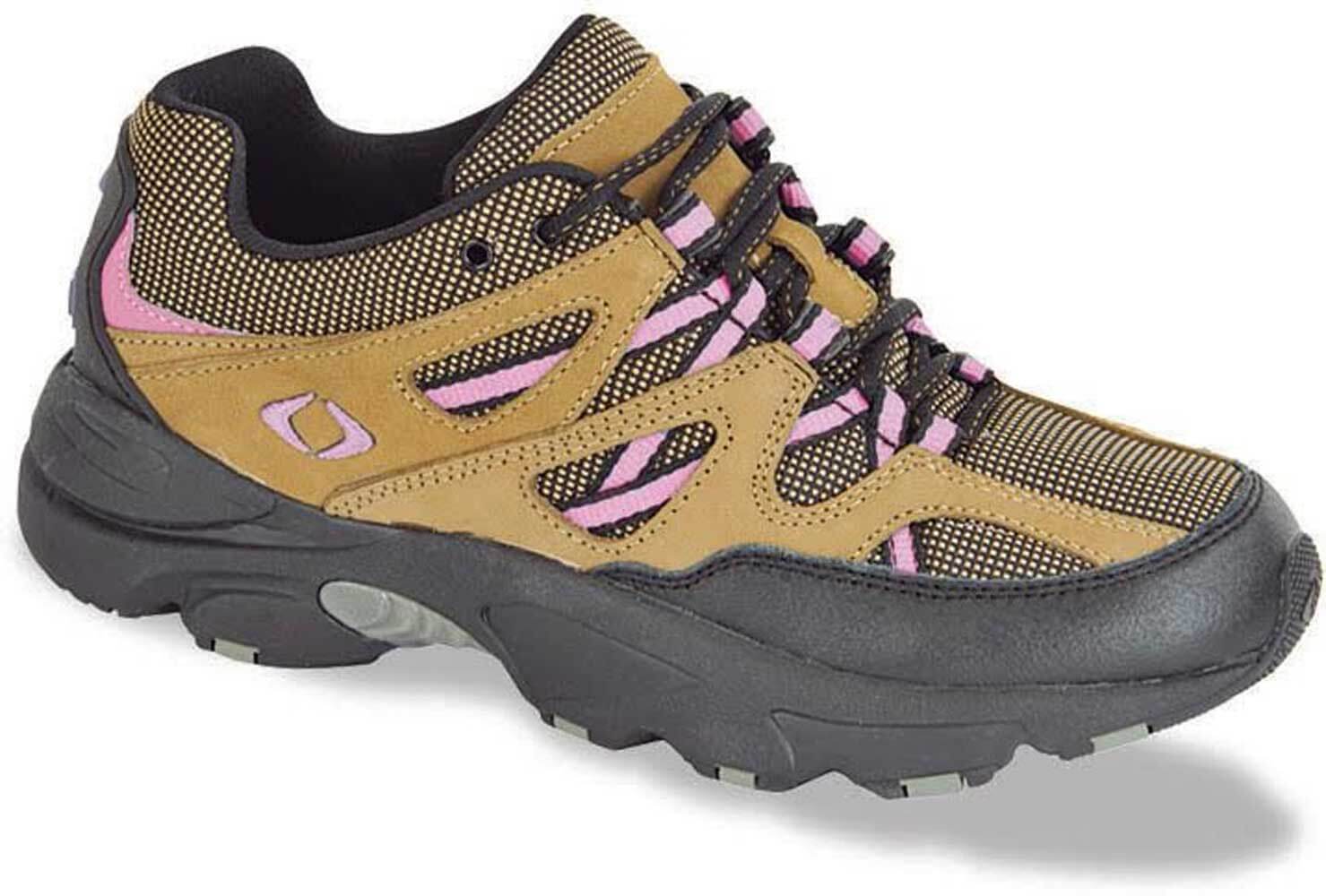 Apex Shoes V752W Sierra Women's Trail And Hiking Shoe - Comfort Orthopedic Diabetic Shoe -  Extra Wide - Extra Depth