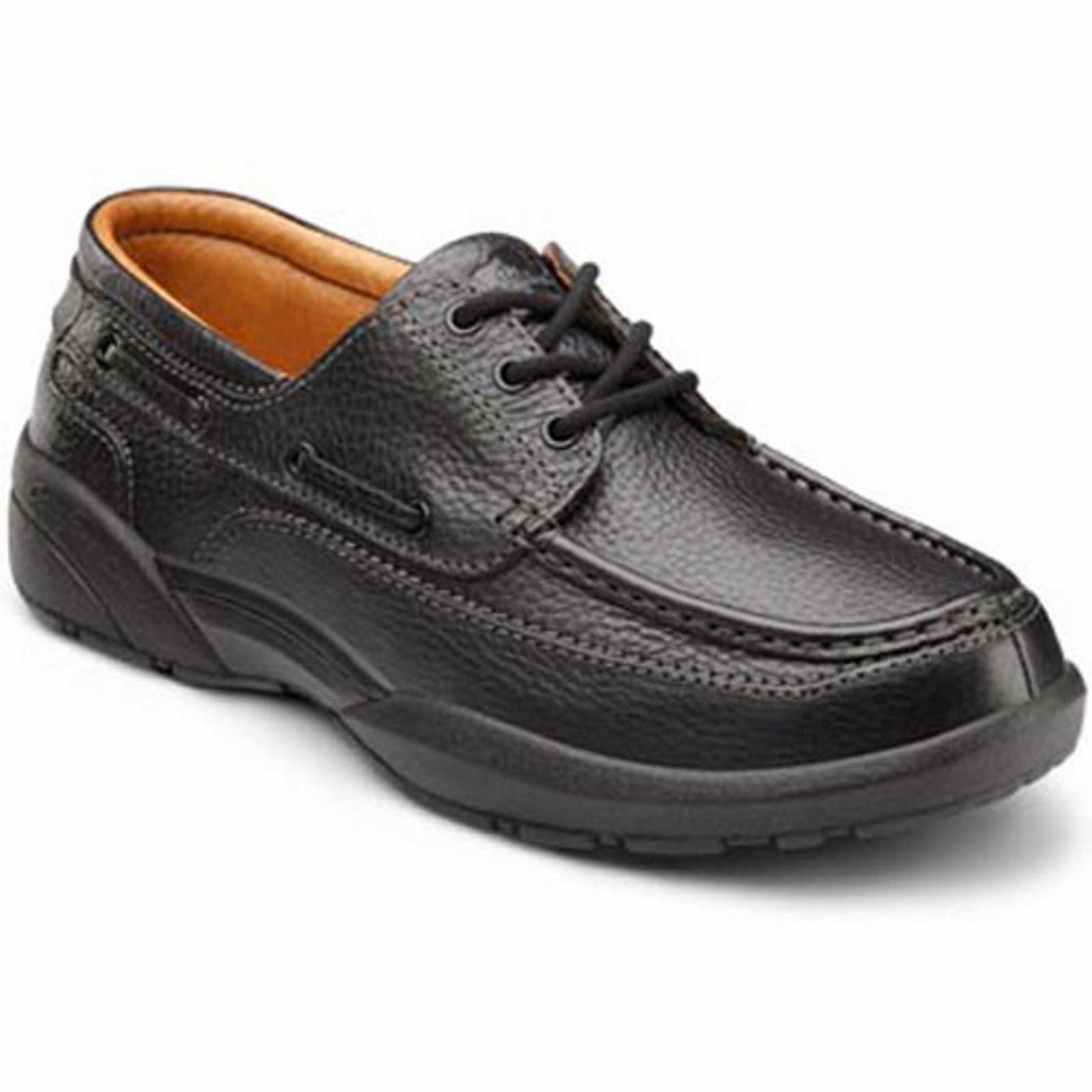 Dr. Comfort Shoes Patrick Men's Boat & Casual Shoe - Comfort Orthopedic Diabetic Shoe - Extra Depth For Orthotics - Extra Wide