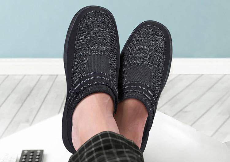 Orthofeet discount men's slippers