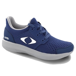 Apex Shoes P7300M Men's Athletic Slip On Athletic Shoe: Navy