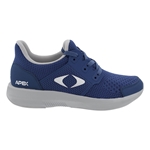 Apex Shoes P7300M Men's Athletic Slip On Athletic Shoe: Navy