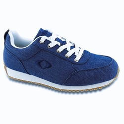 Apex Shoes X2340W Balmoral Womens - Comfort Therapeutic Athletic Shoe: Navy