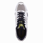 Apex Shoes X523M Boss Runner Men's Comfort Therapeutic Diabetic Athletic Shoe: Silver/Gray