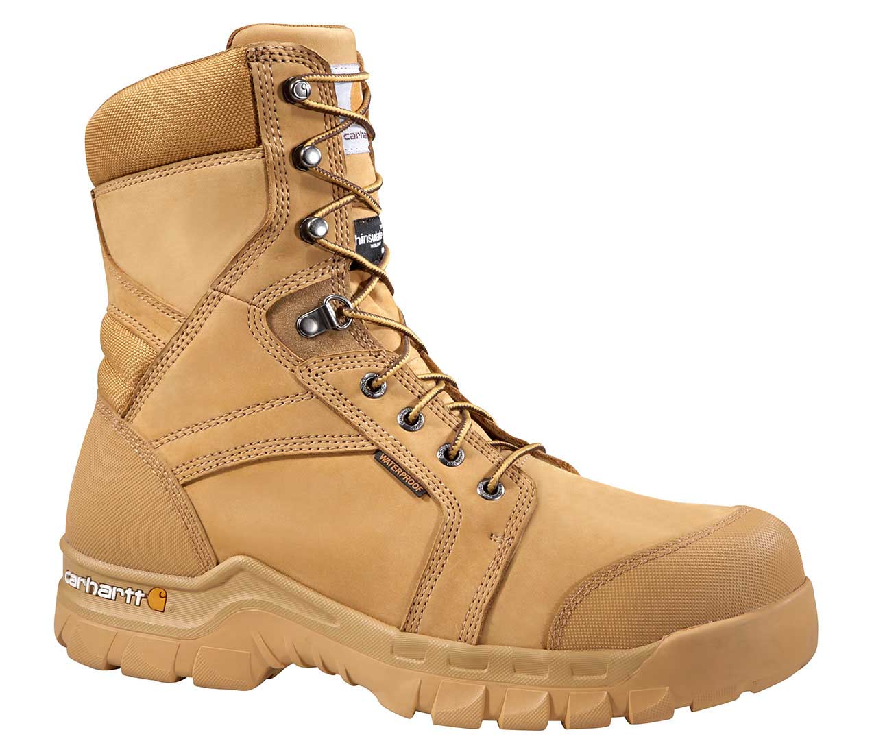 insulated lace up work boots