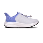 Dr. Comfort Shoes Joy Women's Hands Free Step In Athletic Shoe: White/Purple