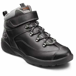 Dr. Comfort Shoes Yukon - Men's 4" Comfort Orthopedic Diabetic Boot: Black