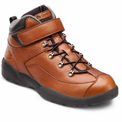 Dr. Comfort Shoes Yukon - Men's 4" Comfort Orthopedic Diabetic Boot: Chestnut