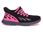 Drew Shoes Halo 13189 Women's Hand's Free Step In Athletic Shoe: Black/Pink