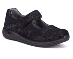 Drew Shoes Trust 14805 Women's Casual Shoe: Black/Silver