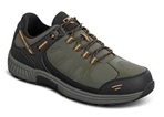 Orthofeet 646 Avalon Men's Waterproof Slip Resistant Hiking Shoe: Olive