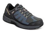 Orthofeet 647 Avalon Men's Waterproof Slip Resistant Hiking Shoe: Gray