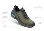 Orthofeet Cascade Men's Water Resistant Hiking Shoe