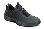 Orthofeet 648 Cascade Men's Water Resistant Hiking Shoe: Black