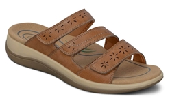Orthofeet Shoes 66502 Sahara Comfort Sandal:Tan