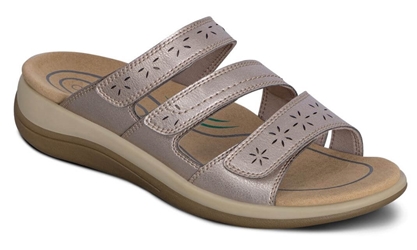 Orthofeet Shoes 66503 Sahara Comfort Sandal: Pewter