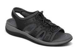 Orthofeet Shoes 801 Maui Women's Sandal: Black