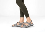 Orthofeet Shoes 904 Lake Women's Slip On Sandal: Gray