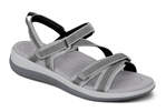 Orthofeet Shoes 904 Lake Women's Slip On Sandal: Gray