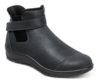 Orthofeet Shoes Blaire 90021 Women's Hand's Free Step In Casual 4" Boot: Black