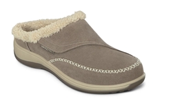 Orthofeet Shoes Charlotte S735 Women's Comfort Slipper: Taupe
