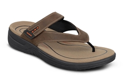 Orthofeet Shoes El Dorado 568 Men's Sandal: Brown