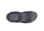 Orthofeet Shoes Gemini 565 Men's Sandal: Black