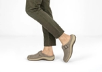 Orthofeet Shoes Irma 72011 Women's Casual Clog Shoe: Taupe