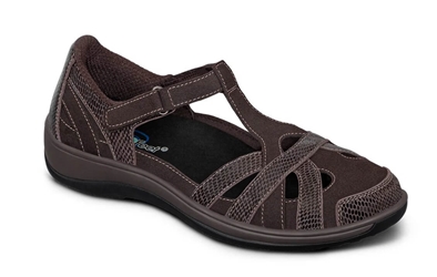 Orthofeet Shoes Juno 860 Womens Comfort Sandal: Brown