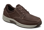 Orthofeet Shoes Leo 428 - Men's Comfort Orthopedic Casual Shoe: Brown