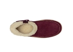 Orthofeet Shoes Lorin 80041 Women's Hand's Free Step In Slipper: Bordeaux