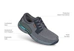 Orthofeet Shoes Porto 425 - Men's Comfort Orthopedic Casual Shoe