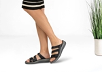 Orthofeet Shoes Sahara 922 Women's Comfort Sandal: Black