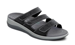 Orthofeet Shoes Sahara 922 Women's Comfort Sandal: Black