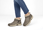 Orthofeet Shoes Sienna 794 Women's Slipper Boots: Taupe