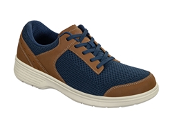 Orthofeet Shoes Tabor 20215 Men's Casual Shoe: Blue