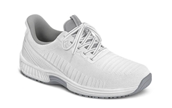 Orthofeet Shoes Yari 20015 Men's Hand's Free Slip on Athletic Shoe: White