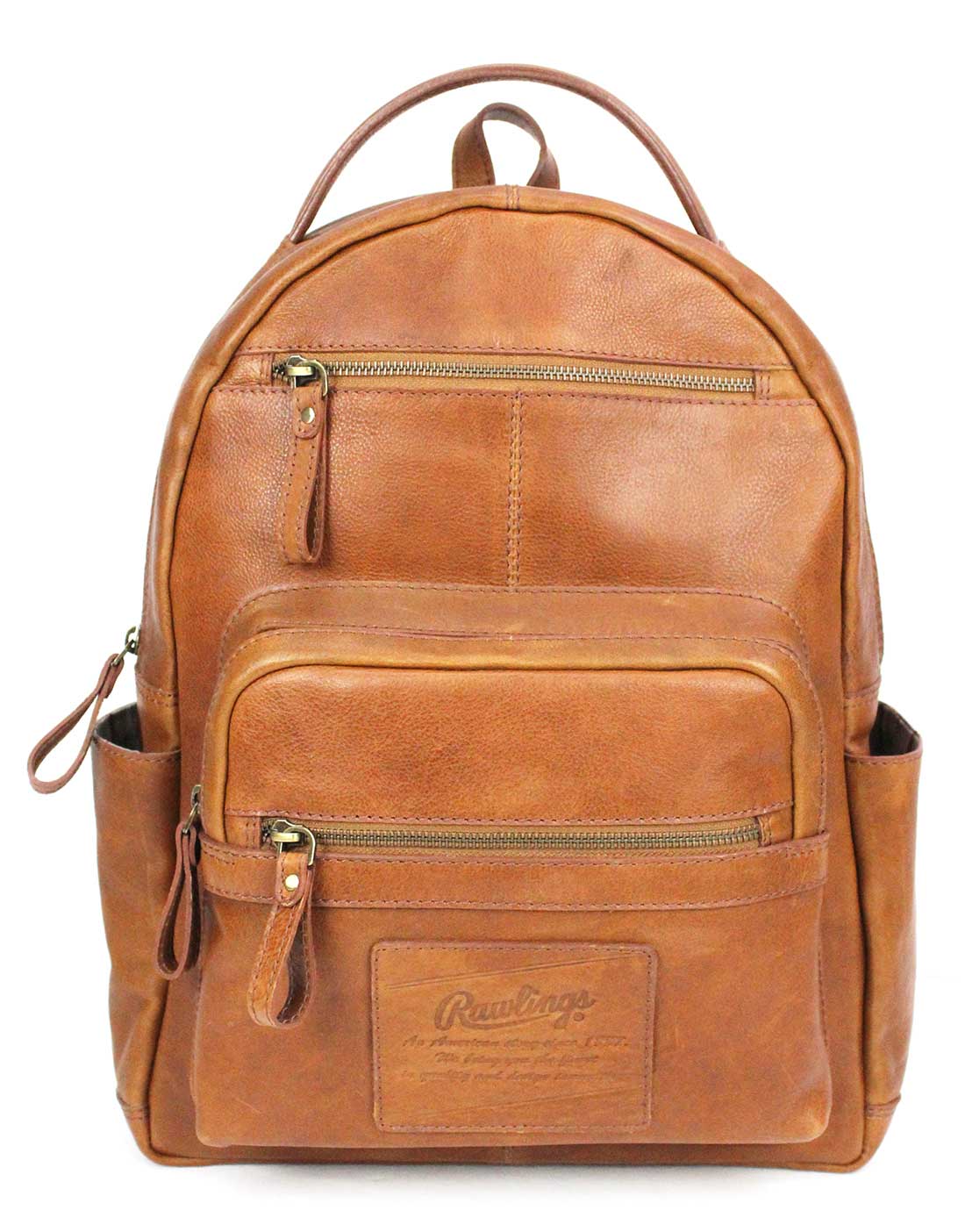 rawlings leather backpack