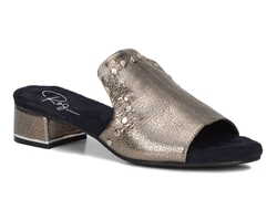 Ros Hommerson Bizzy 75076 - Women's Comfort Slip-on Sandal: Pewter