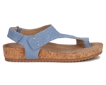 Ros Hommerson Preston 75091 - Women's Comfort Slip-on Sandal: Denim/Leather