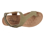 Ros Hommerson Preston 75091 - Women's Comfort Slip-on Sandal: Olive Leather