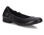 Ros Hommerson Tess 75125 - Women's Comfort Dress Slip on Flat Shoe: Black Leather