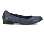 Ros Hommerson Tess 75125 - Women's Comfort Dress Slip on Flat Shoe: Navy Leather