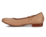 Ros Hommerson Tess 75125 - Women's Comfort Dress Slip on Flat Shoe: Nude Leather