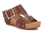 Ros Hommerson Thea 75096 - Women's Comfort Slip-on Wedge Sandal: Luggage Leather