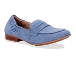 Ros Hommerson Trish 75126 - Women's Casual Comfort Slip on Shoe: Blue/Suede