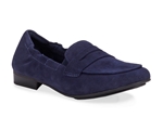 Ros Hommerson Trish 75126 - Women's Casual Comfort Slip on Shoe: Navy/Suede