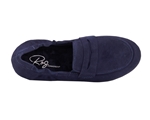 Ros Hommerson Trish 75126 - Women's Casual Comfort Slip on Shoe: Navy/Suede